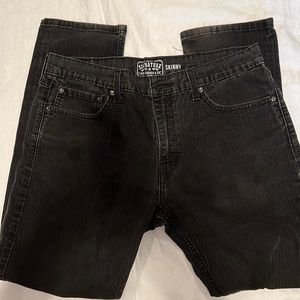 Black Levis Signature jeans, Skinny fit, 36x30